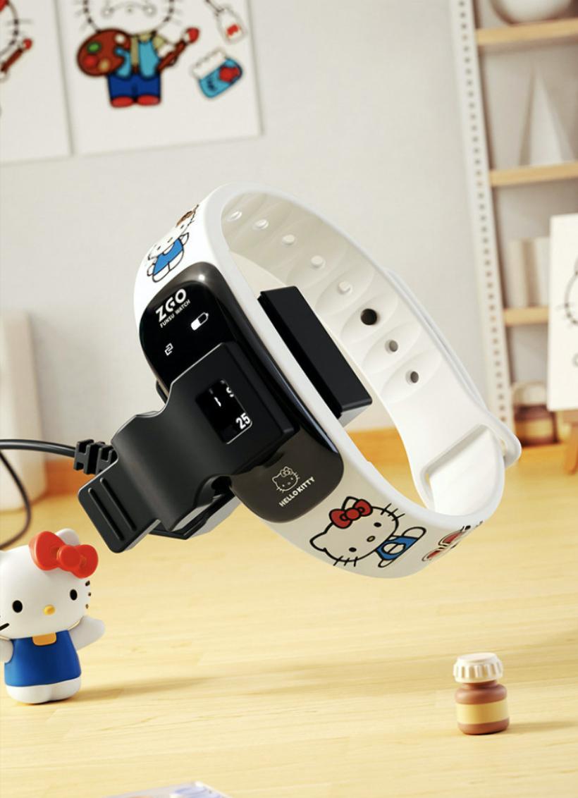 Sanrio-themed fitness trackers can last for more than 2 days at full capacity