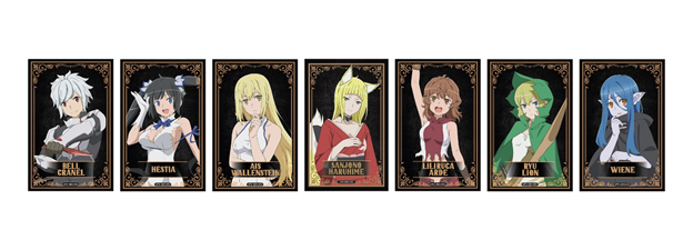 DanMachi ANIPLUS Café Singapore photo card
