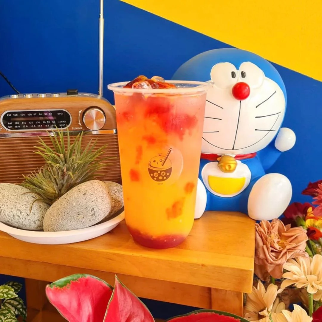 Qiu Qiu Tea Doraemon bubble tea Singapore