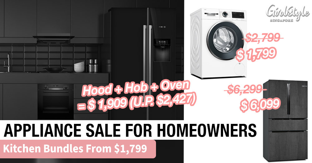 Appliance Sale Singapore: Bosch Year-end Home Appliance Sale