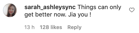 An Instagram user's comment on Sylvia's apology statement
