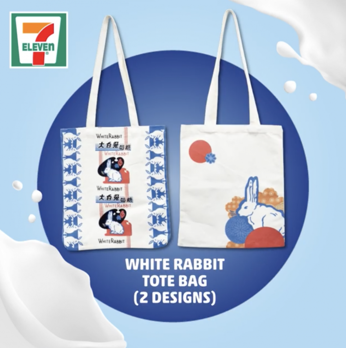 White Rabbit Tote Bags_7-Eleven SG