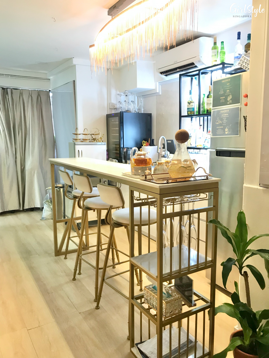 mini bar at t&c beauty house singapore hair scalp treatment
