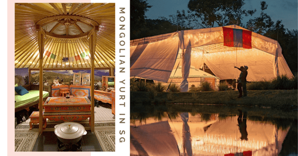 Mongolian Yurt Getaway In Singapore: 2D1N Experience With Campfire & Movies Under The Stars
