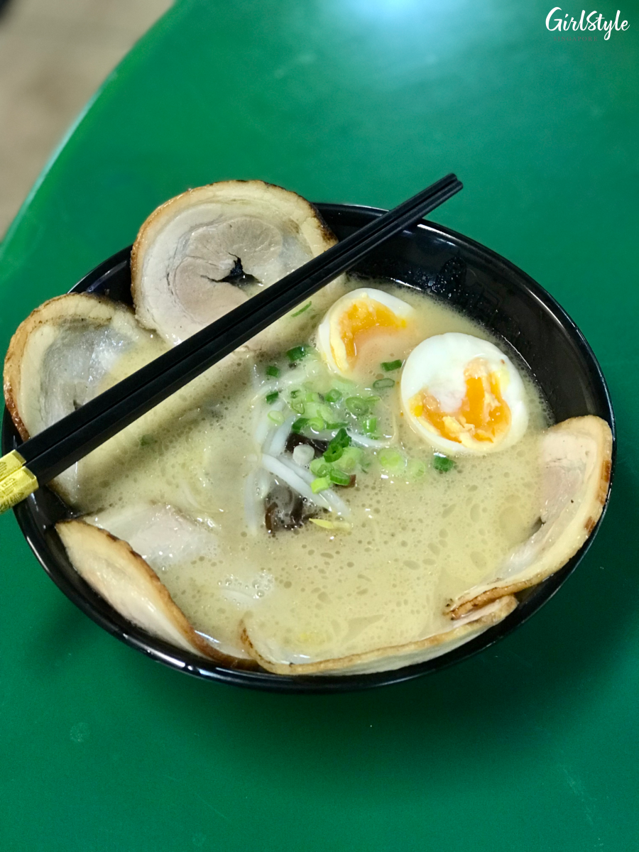 cheap tonkatsu ramen kumamoto ramen serangoon hawker stall singapore