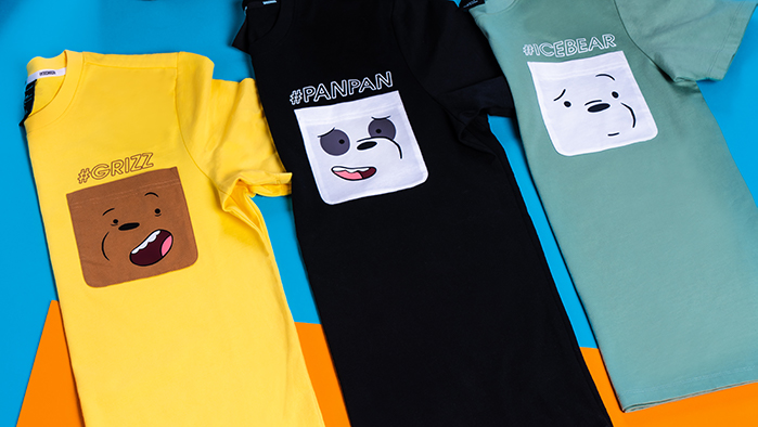 Skechers X We Bare Bears_Adult_ice bear Panda Grizzly