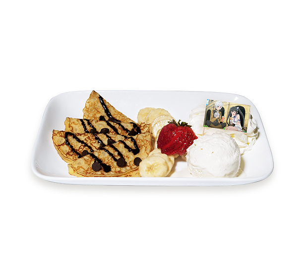 DanMachi ANIPLUS Café Singapore crepe