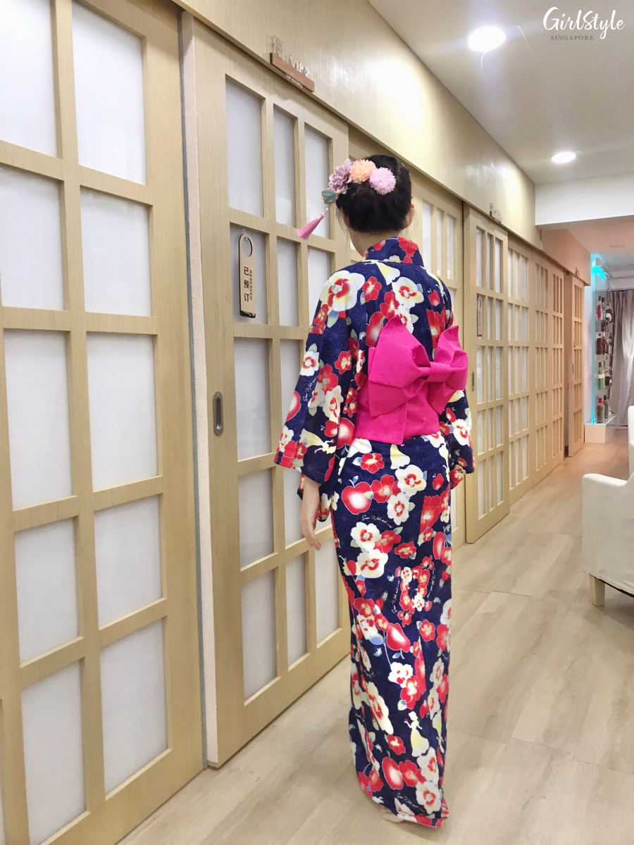 t&c beauty house singapore kimono yukata photoshoot japanese style setting