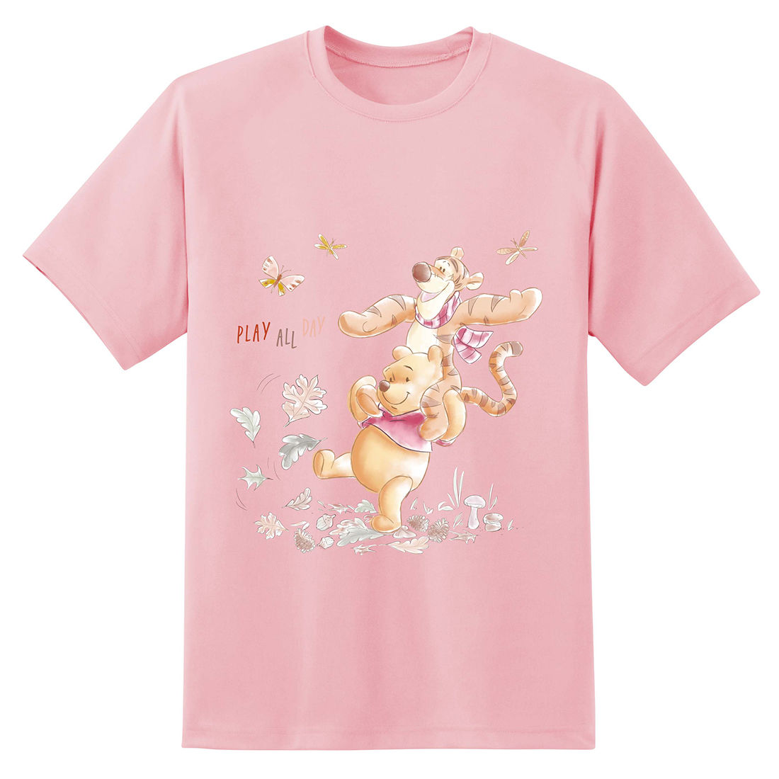 pastel pink Goldwood Winnie-The-Pooh T-Shirt tigger and pooh