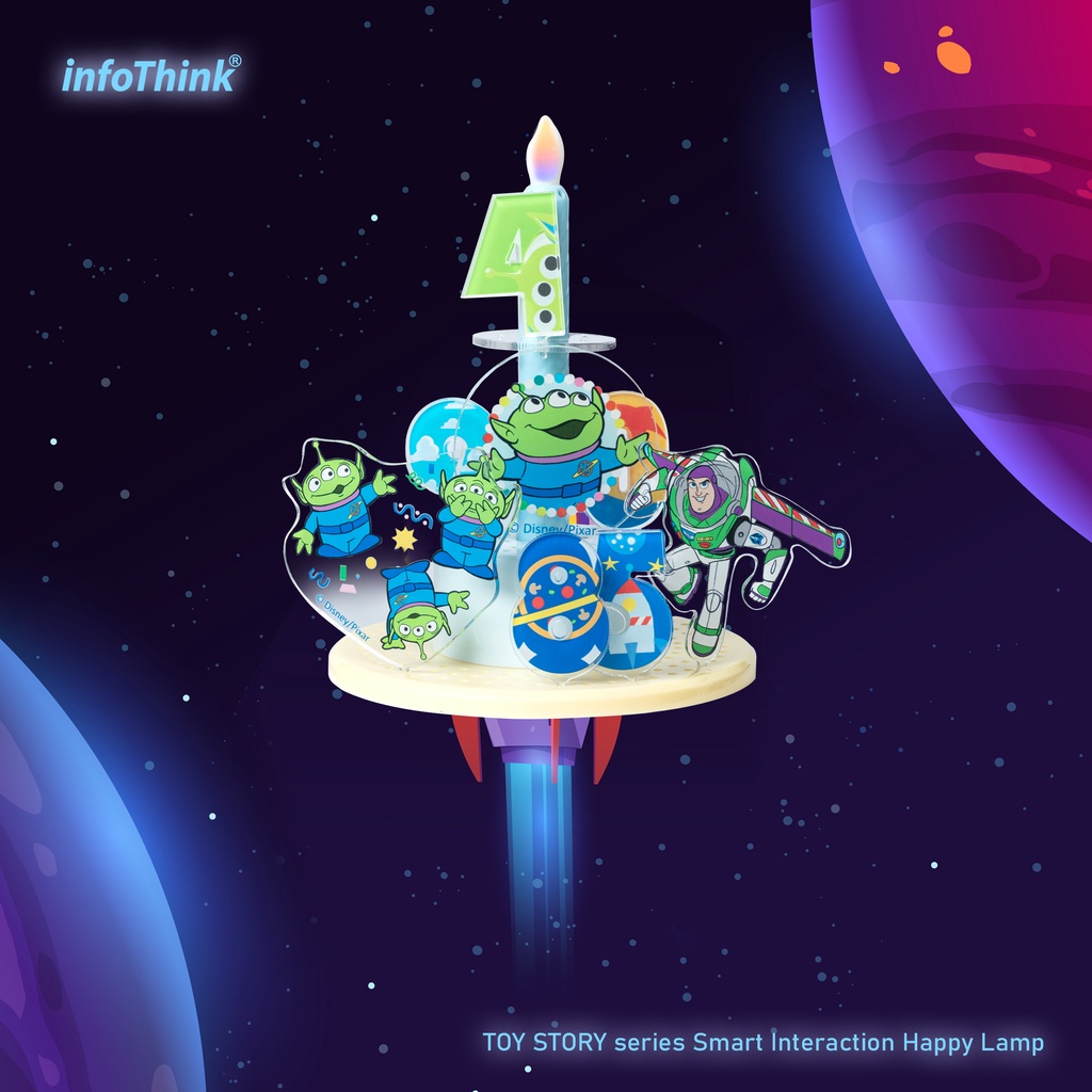 infothink reusable Electronic Candle Light for birthday cakes singapore toy story