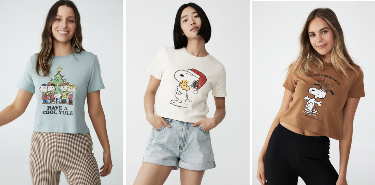 snoopy t shirt cotton on