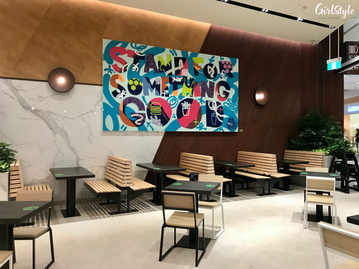 interior at shake shack westgate singapore