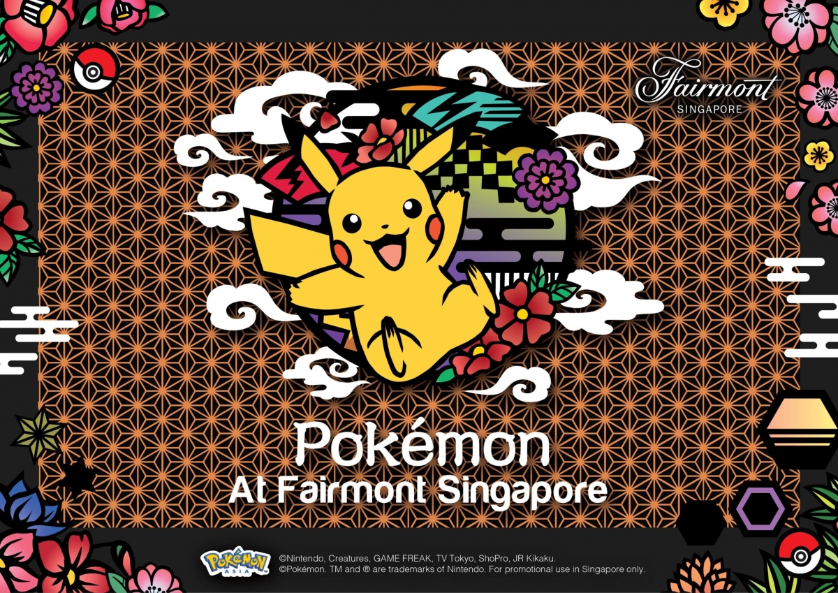 Pokemon staycation at Fairmont Hotel Singapore
