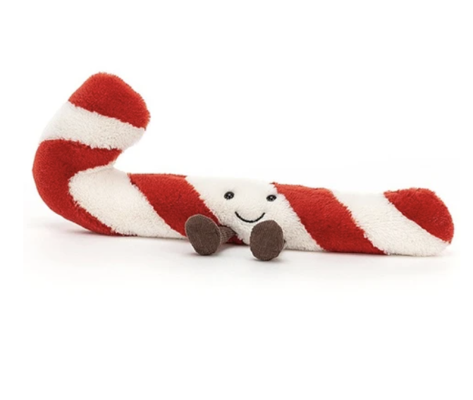 Jellycat soft toy amusable candy cane
