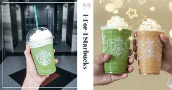 Starbucks Singapore Has All-Day 1-For-1 Frappuccino Drinks Across All Stores Till 1 December