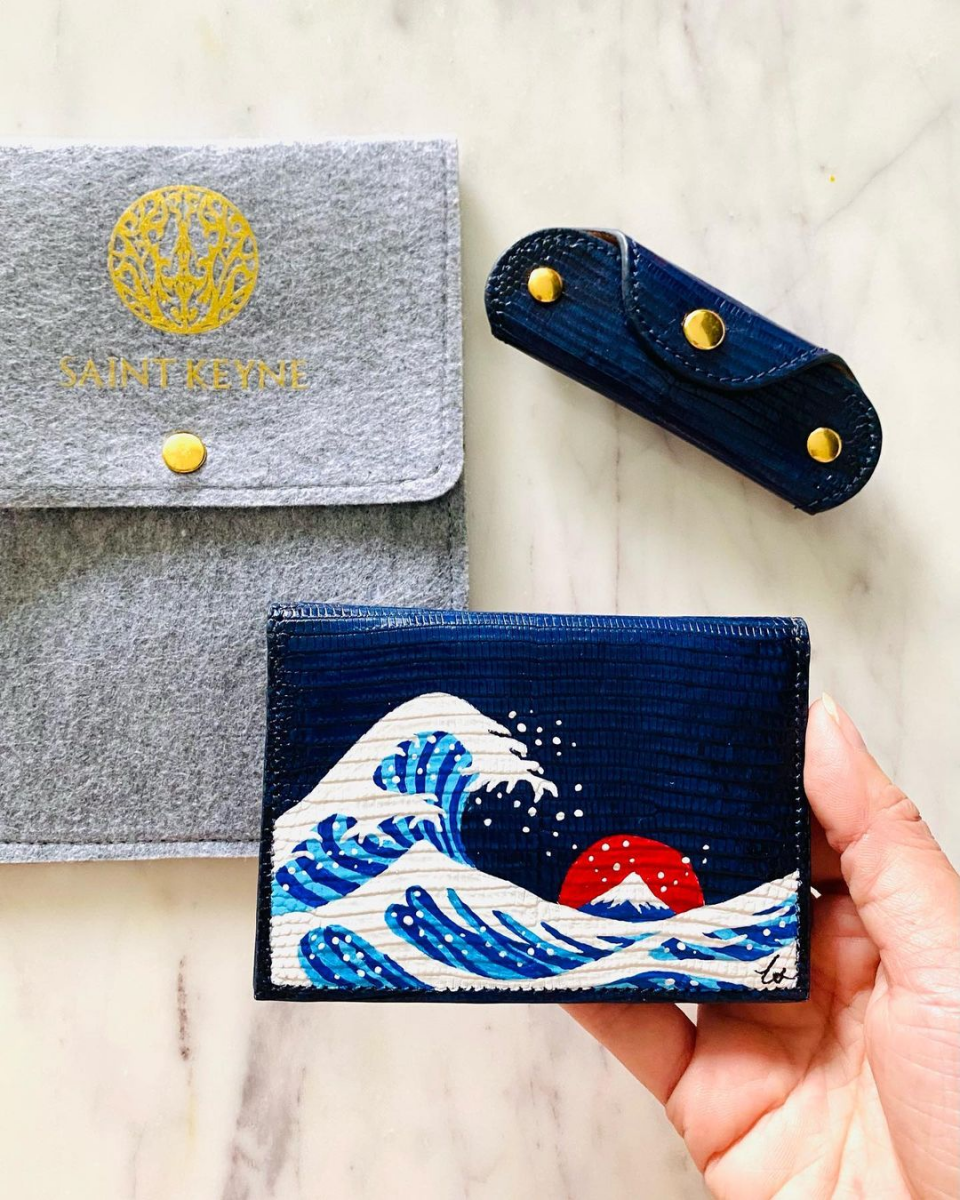 Marquage leather painting workshop Singapore