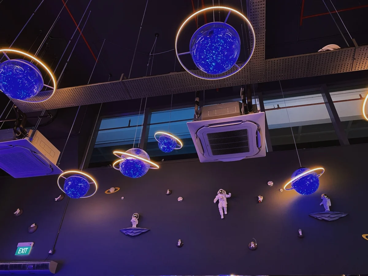 Space Box Singapore galaxy themed bar