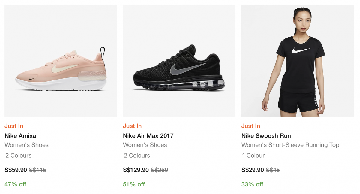 nike online 11.11 sale on shoes and apparel