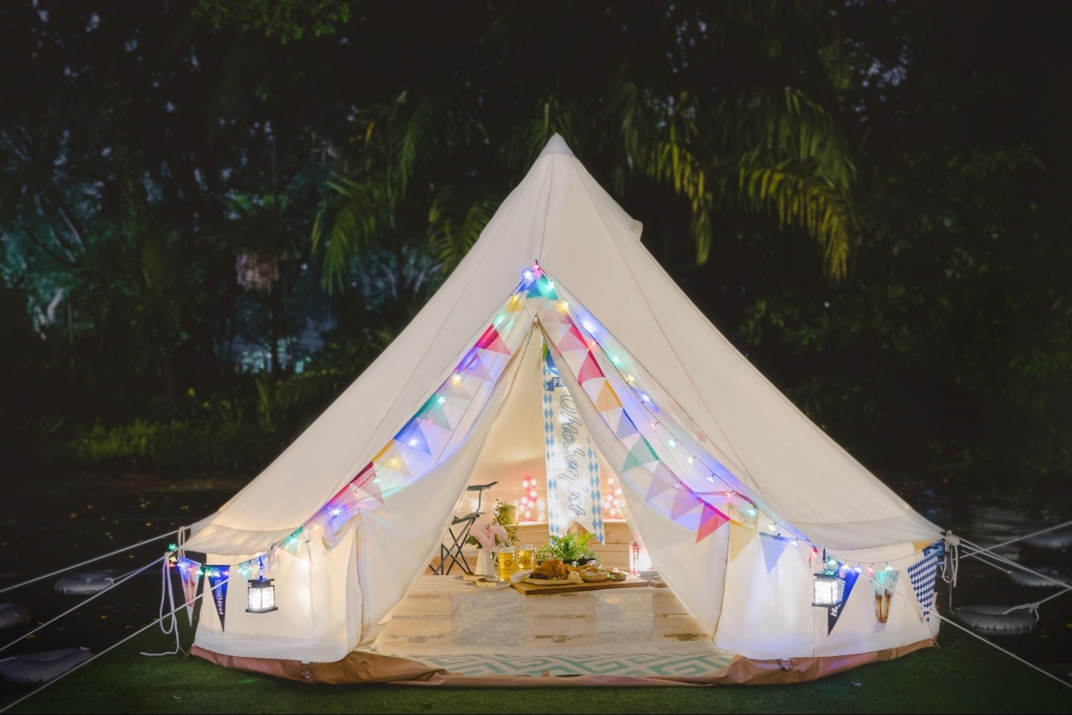 Glamping picnics at The Alkaff Mansion