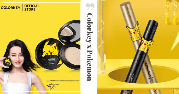 New Colorkey x Pokemon Makeup Collection In Singapore Includes Foundation, Lipsticks & Eyebrow Pencils