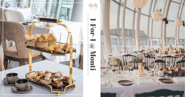 Enjoy 1-For-1 Afternoon Tea At $19/Pax In A Gorgeous Glass Dome Restaurant With Waterfront Views This Nov