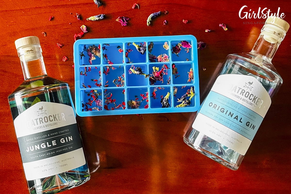 Freeze some flowers in ice to serve with your gin & tonic.