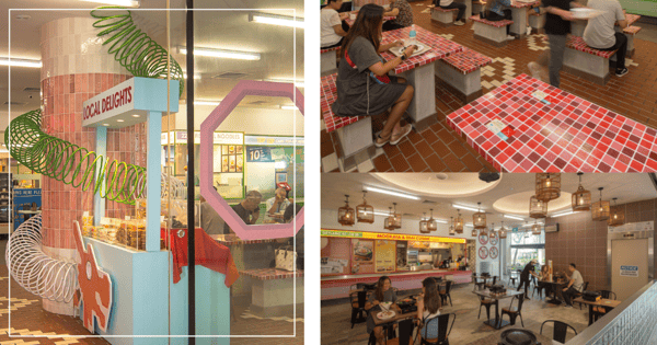 New HDB-Themed Food Court In Singapore: IG-Worthy Cloud Drink, Mookata, Dim Sum & More