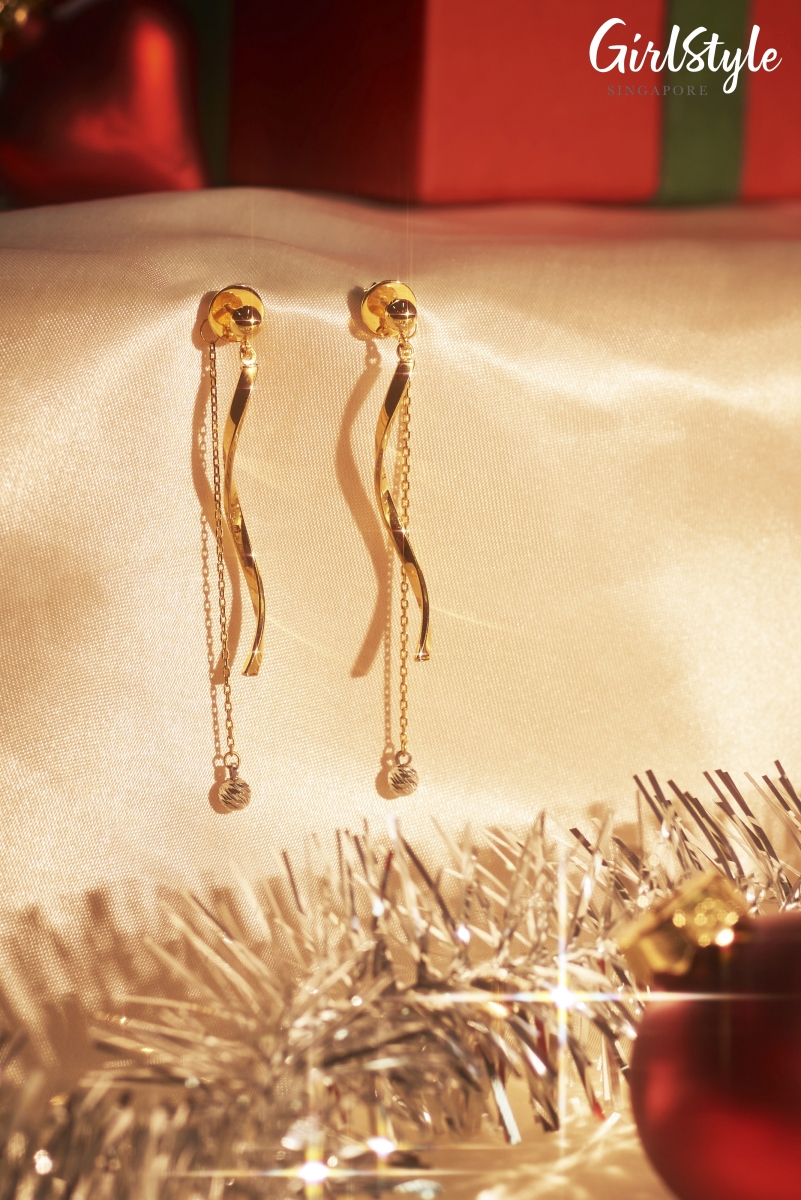 916 Gold SeoulStyle Earrings with Detachable Tassels, $449