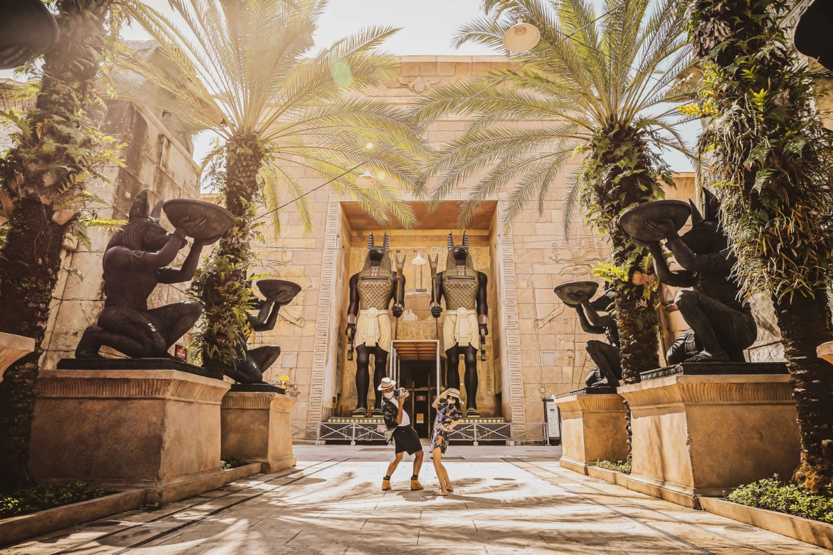 Ancient Egypt zone at Universal Studios Singapore