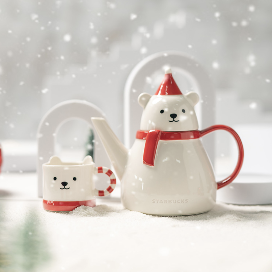 Starbucks Singapore 2021 Christmas Collection_polar bear mugs
