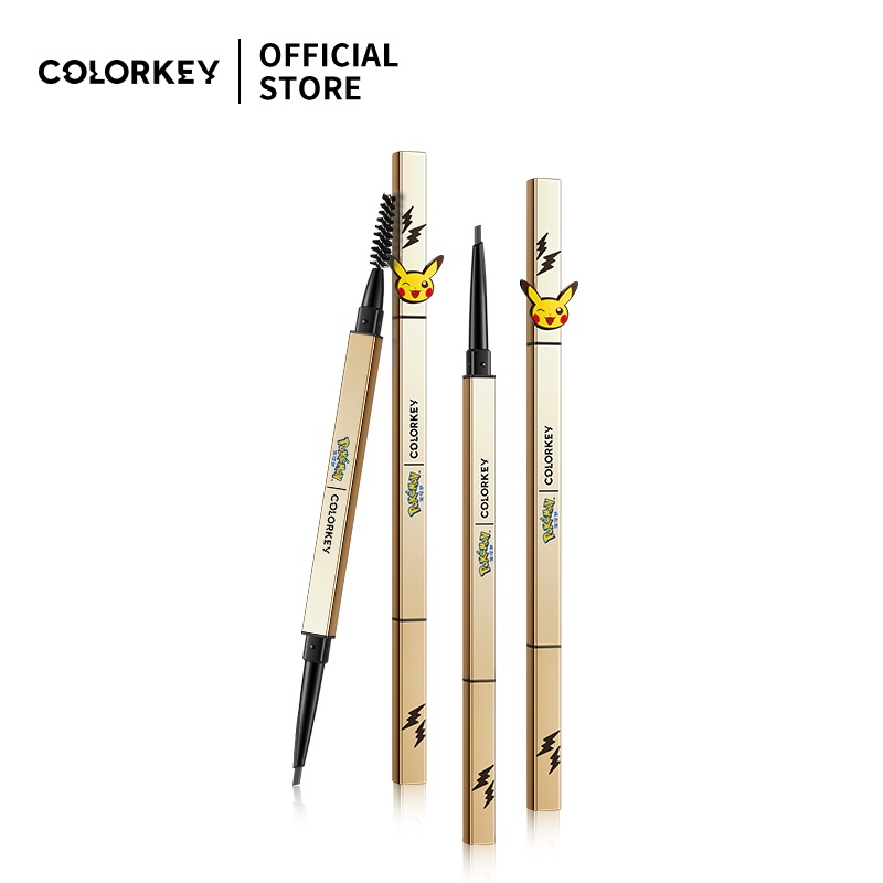 Colorkey x Pokemon collection eyebrow pencils that are available on Colorkey's Official Shopee Mall store