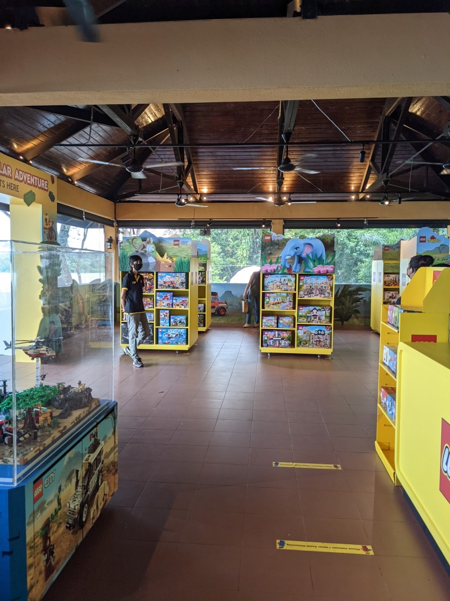 LEGO pop-up store at Brickosaurs World Singapore Zoo and River Wonders
