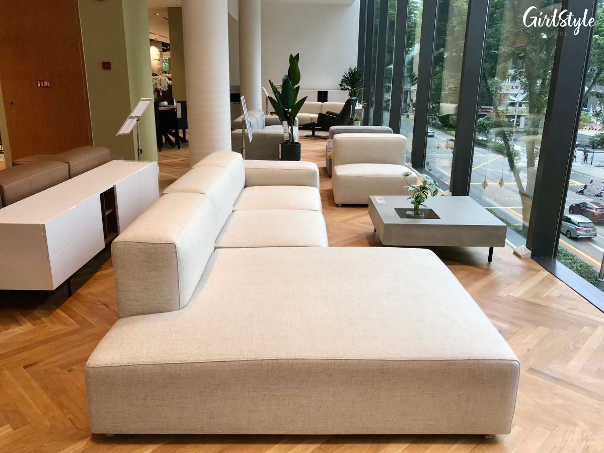 living room sofa furniture at COURTS Nojima the heeren singapore