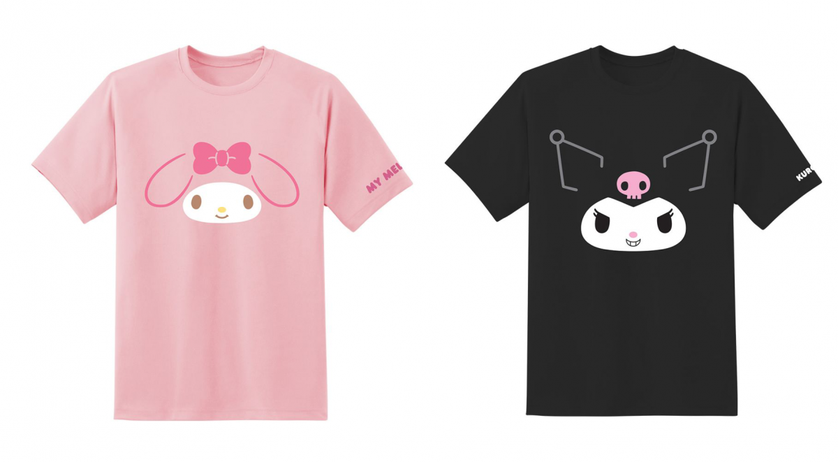 My Melody and Kuromi t-shirts