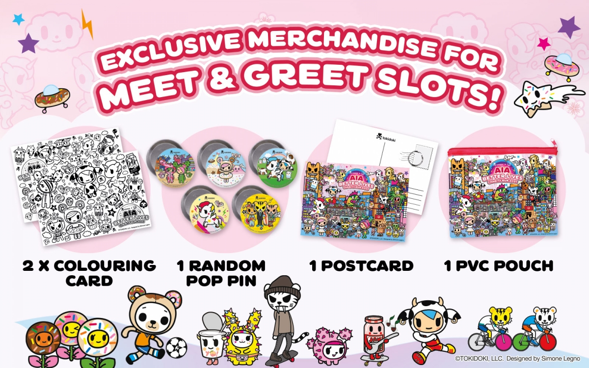 tokidoki X AIA Better Lives Charity Run_an exclusive meet and greet gift set