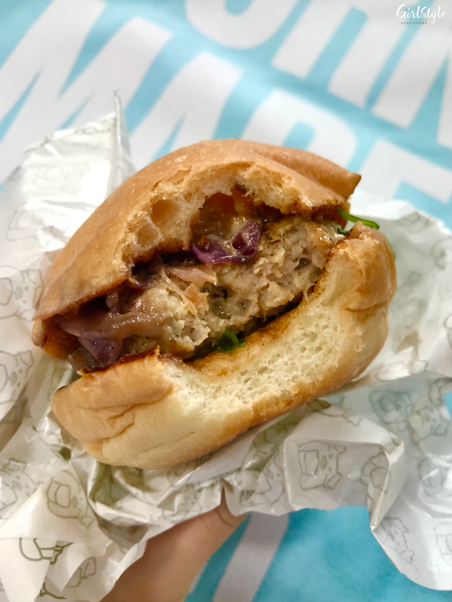 Three Buns Impossible Pork Burger
