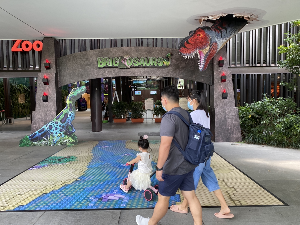 Brickosaurs World at Singapore Zoo and River Wonders