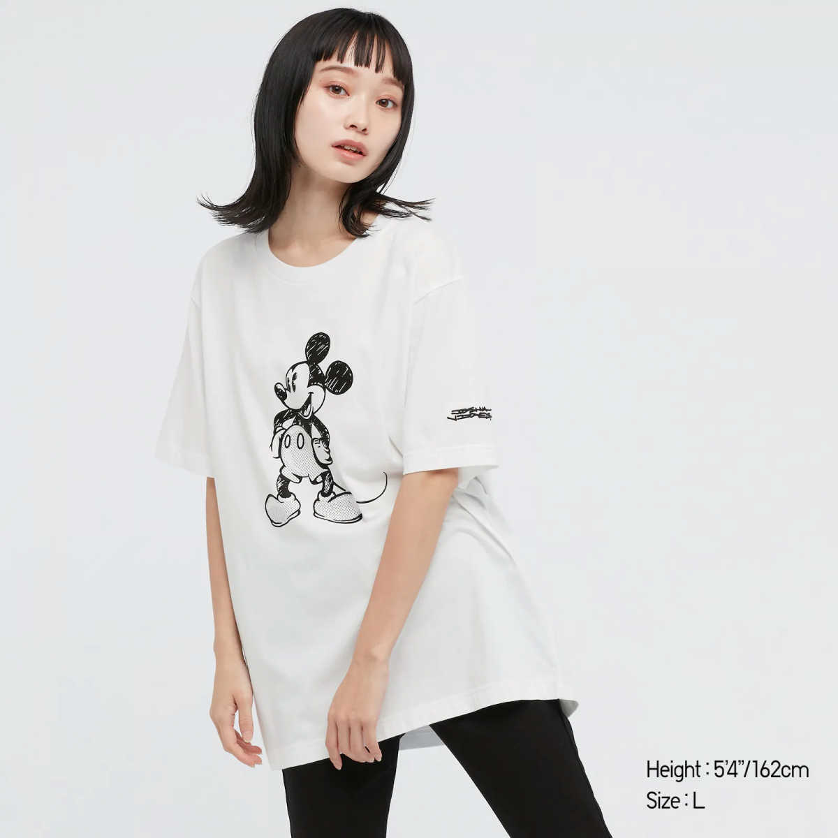 Uniqlo Monochrome Mickey Mouse Art UT