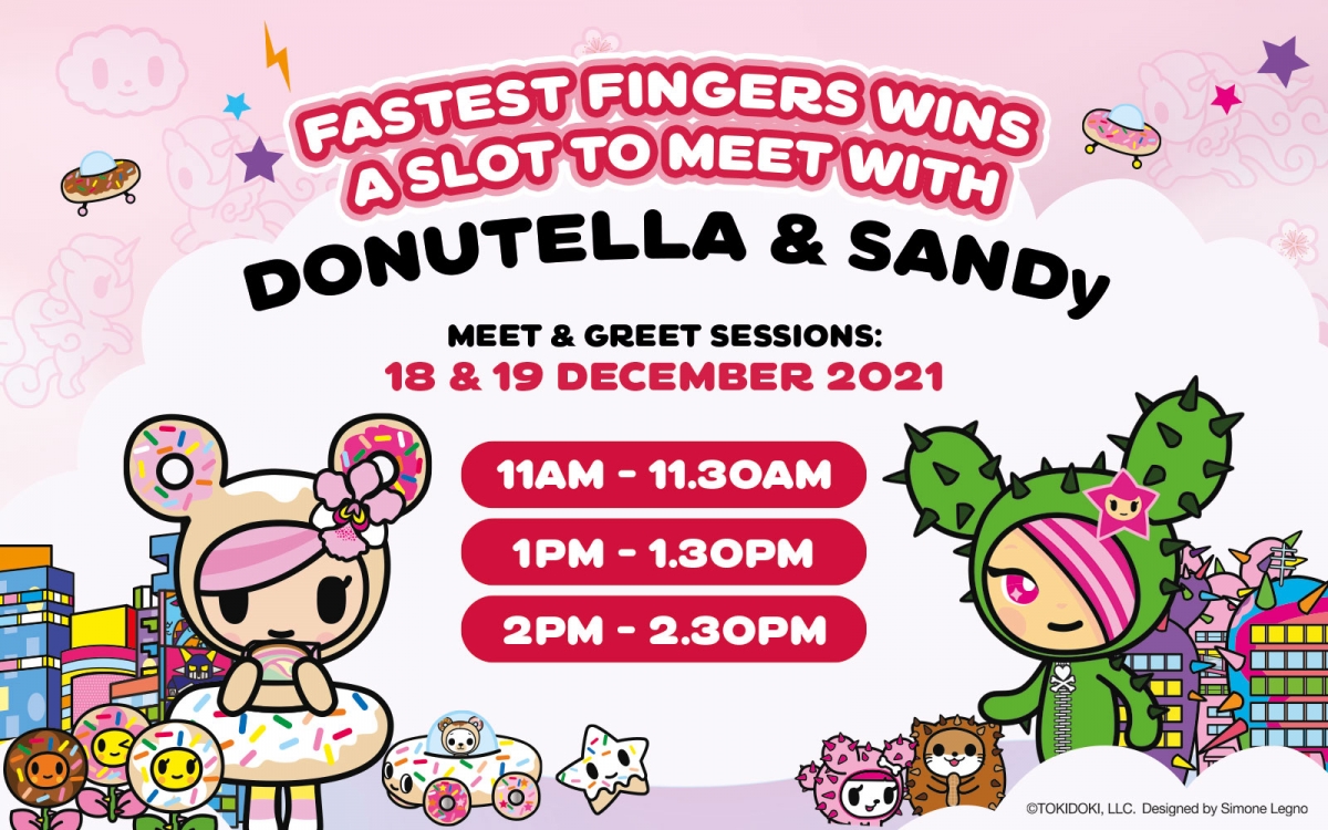 tokidoki X AIA Better Lives Charity Run_meet and greet with Donutella and SANDy
