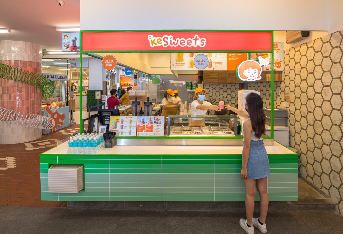 Food Junction Rivervale Mall Ke Sweets stall