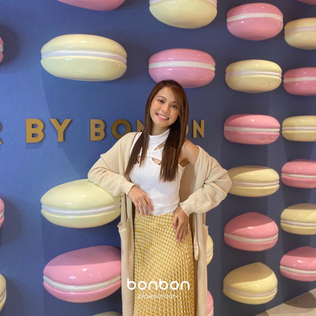 Bonbon Blowout Bar Singapore themed hair salon