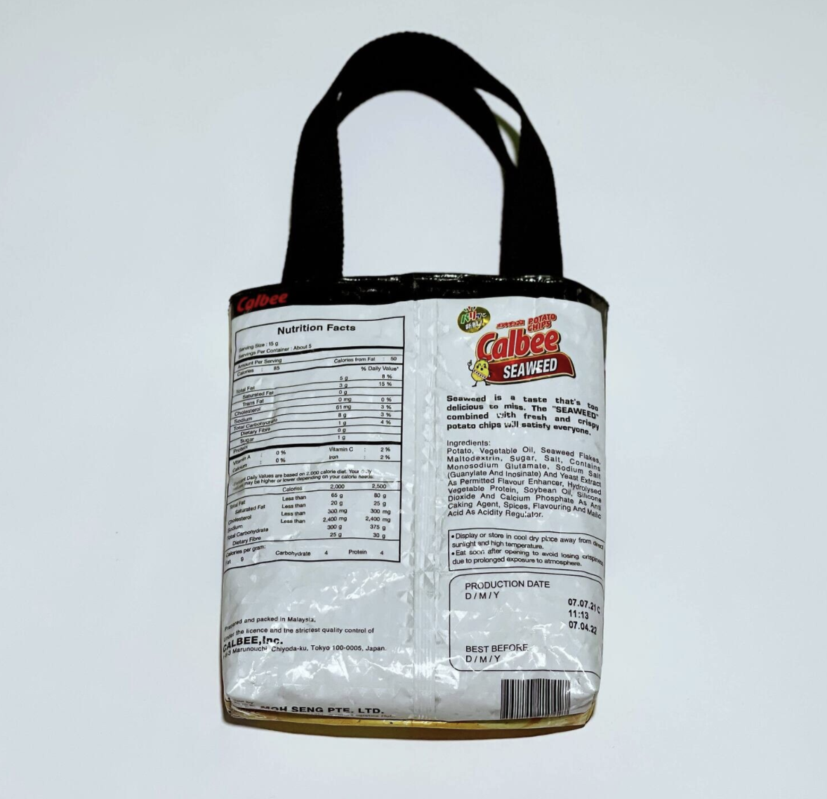 Petite Sew_calbee potato chips bag (back)