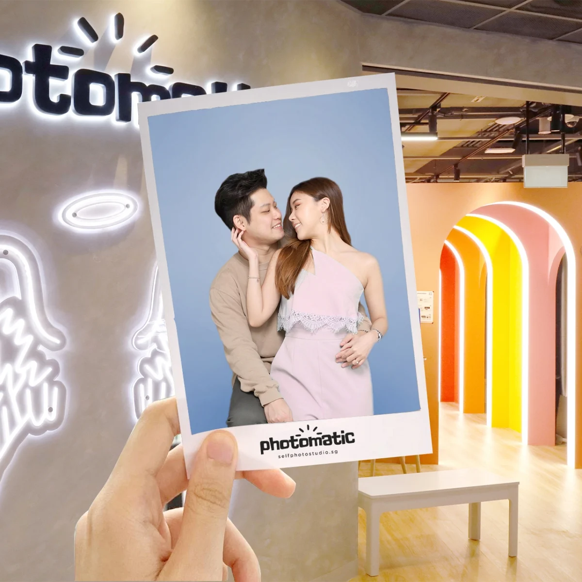 PHOTOMATIC squid game selfie studio Singapore