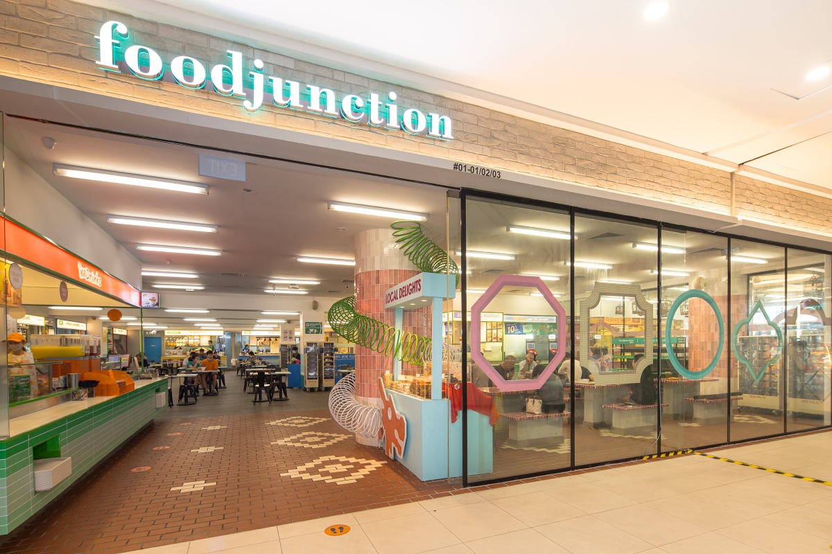 Food Junction Rivervale Mall entrance