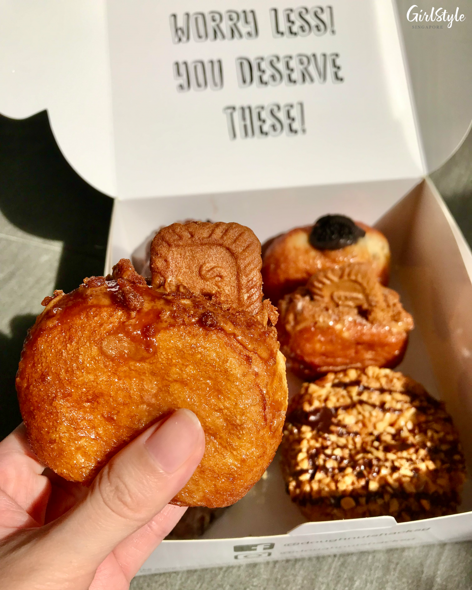 Doughnut Shack biscoff bomboloni