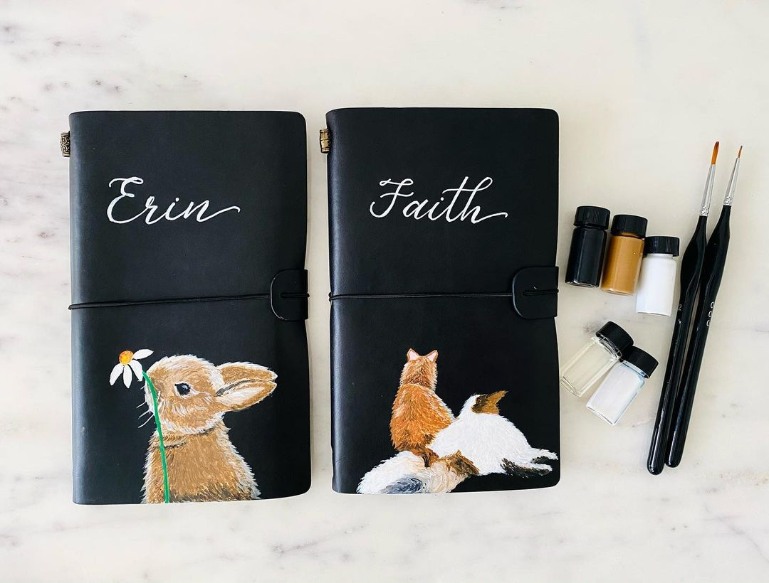 Marquage leather painting workshop Singapore