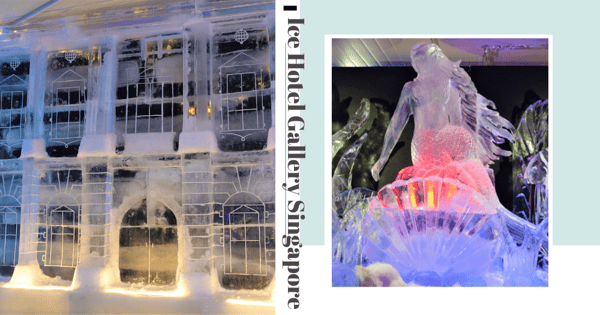 Singapore’s First Ice Hotel Gallery Has Magical Glowing Ice Sculptures In -5°C Temperatures