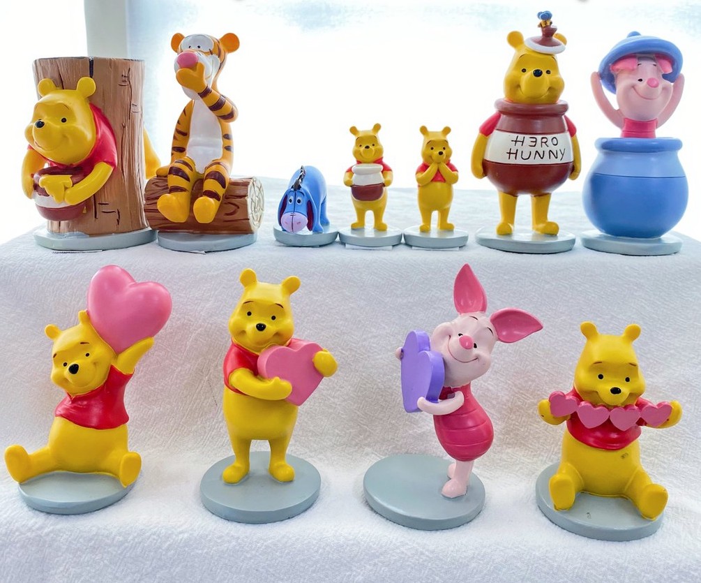 Daiso Korea x Winnie-the-Pooh ornaments collection