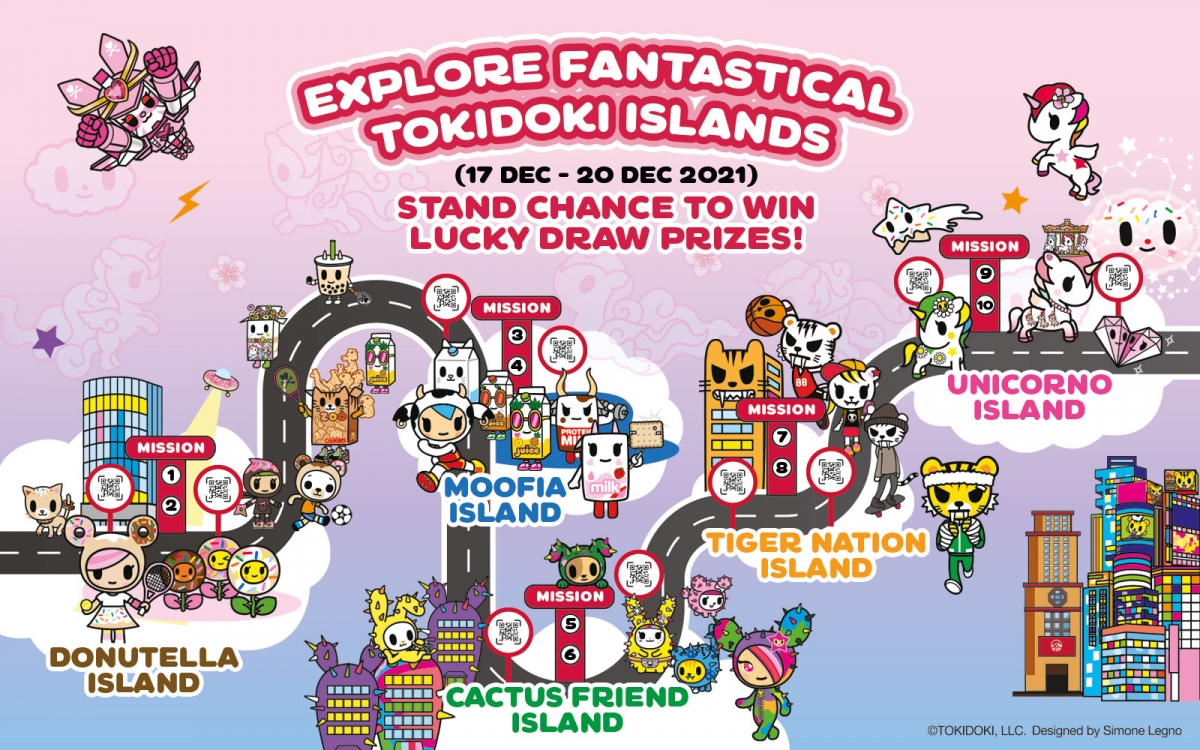tokidoki X AIA Better Lives Charity Run map