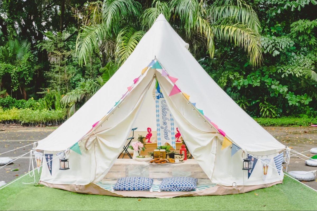 Glamping picnics at The Alkaff Mansion
